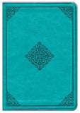 ESV Value Large Print Compact Bible (TruTone Imitation Leather, Teal, Ornament Design)
