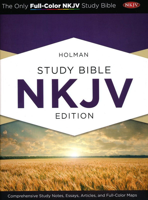 NKJV Holman Study Bible, Full-Color Hardcover