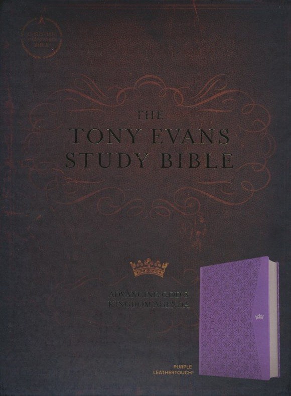 CSB Tony Evans Study Bible - LeatherTouch