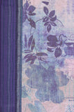 Biblia de estudio para mujeres RVR 1960, azul con flores y indice (Study Bible for Women, Blue Flowers with Index)