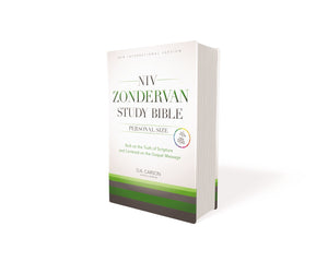 NIV Zondervan Study Bible, Personal Size, Hardcover: Built on the Truth of Scripture and Centered on the Gospel Message