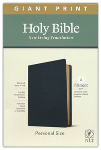 KJV Personal Size Giant Print Holy Bible (Red Letter, Genuine Leather, Black): Includes Free Access to the Filament Bible App Delivering Study Notes, Devotionals, Worship Music, and Video Leather Bound – Large Print
