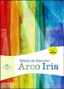 Biblia de Estudio Arco Iris RVR 1960, Negro, piel fabricada conindice (RVR 1960 Rainbow Study Bible, Black Bonded Leather