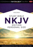 Holman Study Bible: NKJV Edition Personal Size Espresso/Teal LeatherTouch