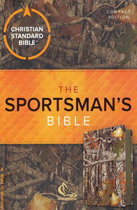 CSB Sportsman's Compact Large-Print Bible--soft leather-look, mothwing camouflage
