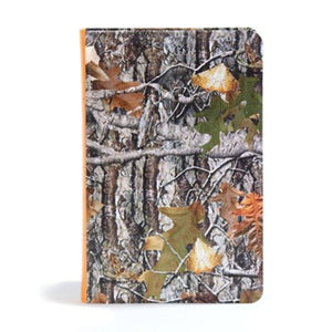 CSB Sportsman's Personal-Size Large-Print Bible--soft leather-look, mothwing camouflage HOLMAN BIBLE PUBLISHERS