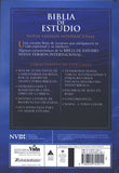 Biblia de Estudio NVI, Encuadernación Dura (Study Bible, Hardcover)