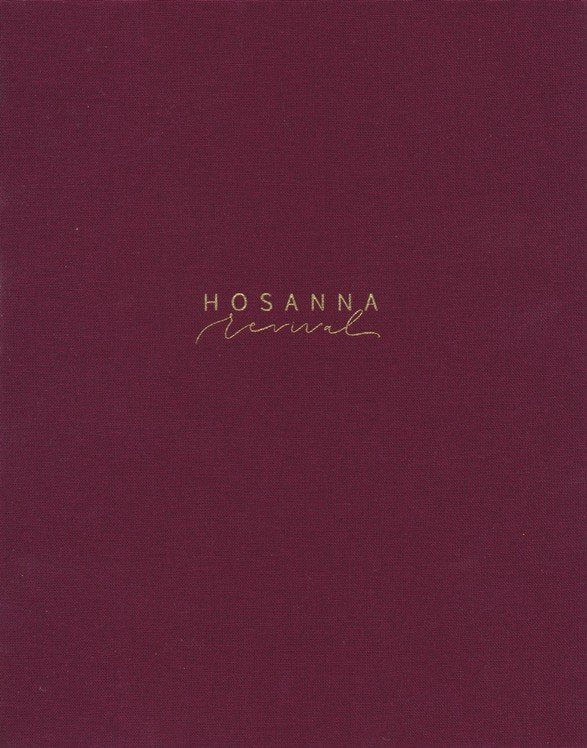 CSB Notetaking Bible, Hosanna Revival Edition--cloth over boards, lake