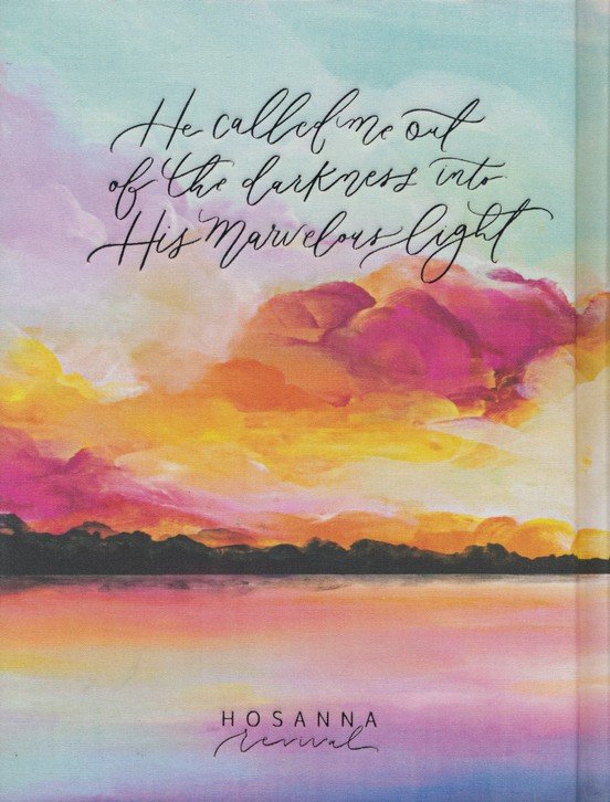 CSB Notetaking Bible, Hosanna Revival Edition--cloth over boards, lake
