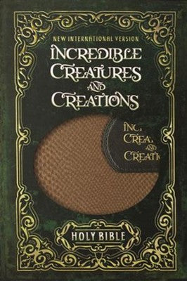 NIV Incredible Creatures and Creations Holy Bible, Imitation Leather