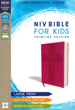 NIV Bible for Kids, Large Print, Imitation Leather - Pink ZONDERKIDZ