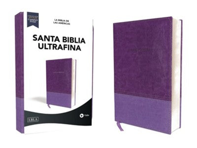 Santa Biblia LBLA Ultrafina, leathersoft lavanda (LBLA Thinline Holy Bible, Leathersoft Lavendar)