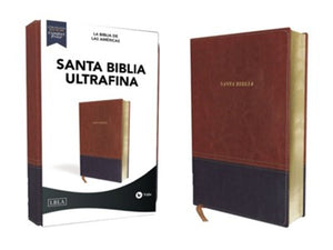 Santa Biblia LBLA Ultrafina, leathersoft café (LBLA Thinline Holy Bible, Leathersoft Brown)