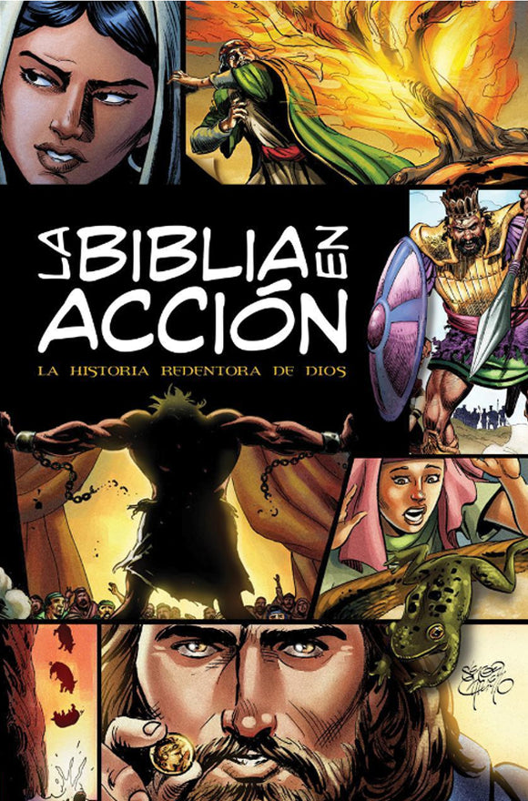 La Biblia en acción: The Action Bible-Spanish Edition (Action Bible Series) (Spanish) Hardcover – Sergio Cariello