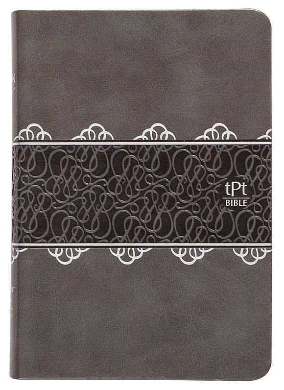 The Passion Translation New Testament, Charcoal (Compact Edition, Imitation Leather) – Compact Bible with Psalms, Proverbs, and Song of Songs, Makes a Great Gift for Confirmation, Holidays, and More Imitation Leather