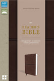 NIV, Reader's Bible, Leathersoft, Brown: Designed for a Seamless Reading Experience