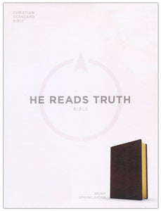 CSB He Reads Truth  - Brown - Genuine Leather