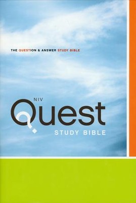 NIV Quest Study Bible: The Question and Answer Bible, Hardcover -  ZONDERVAN