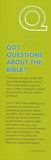 NIV Quest Study Bible for Teens: The Question and Answer Bible, Hardcover