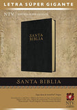 NTV Santa Biblia Letra Super Gigante Tapa dura de SentiPiel/Negro