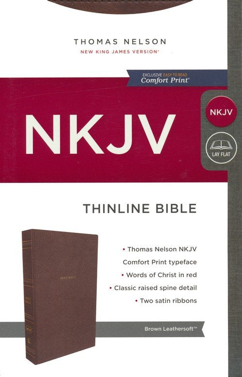 NKJV, Thinline Bible, Leathersoft