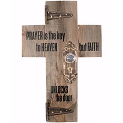 Prayer is the Key Wall Cross