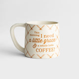 Grace & Coffee - Ceramic Mug 14oz.