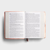 One Step Closer - NLT Bible - Pink Watercolor LeatherLike