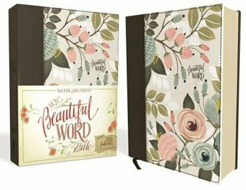NKJV Beautiful Word Bible Multi Color Floral Cloth Hardcover